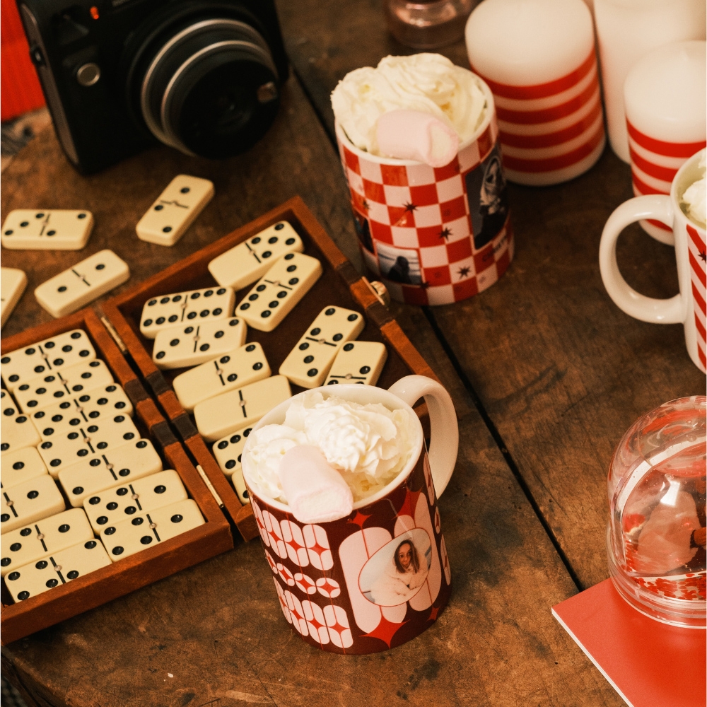 Caneca Watercolor Xmas Gold  inspiração 3